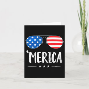 Merica Sonnenbrille 4. Juli Jungen Mädchen USA-Fla Karte
