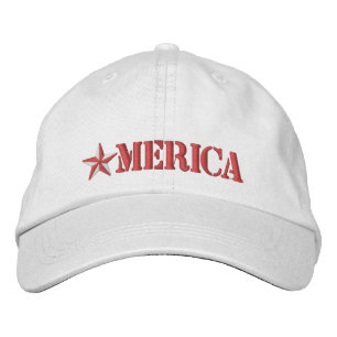 Merica Star Bestickte Kappe