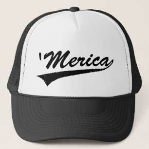 'merica Swoosh-Fernlastfahrer-Hut Truckerkappe