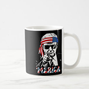 Merica Trump glücklich über den 4. Juli Trump - Am Kaffeetasse