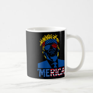 Merica Trump glücklich über den 4. Juli Trump - Am Kaffeetasse