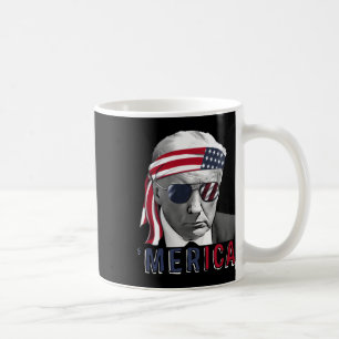 Merica Trump glücklich über den 4. Juli Trump - Am Kaffeetasse