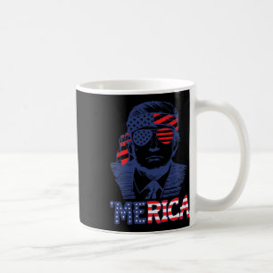 Merica Trump glücklich über den 4. Juli Trump - Am Kaffeetasse