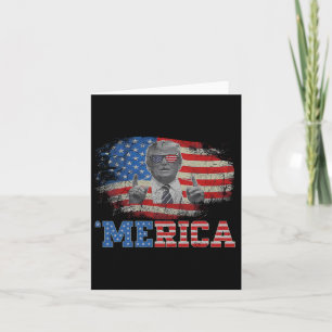 Merica Trump glücklich über den 4. Juli Trump - Am Karte