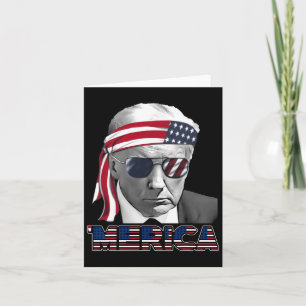 Merica Trump glücklich über den 4. Juli Trump - Am Karte