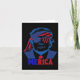 Merica Trump glücklich über den 4. Juli Trump - Am Karte