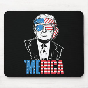 Merica Trump glücklich über den 4. Juli Trump - Am Mousepad