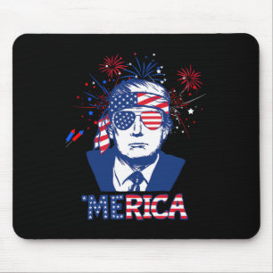 Merica Trump glücklich über den 4. Juli Trump - Am Mousepad