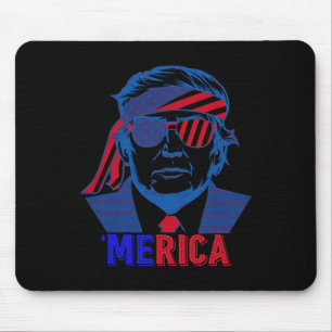 Merica Trump glücklich über den 4. Juli Trump - Am Mousepad