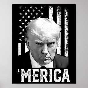 Merica Trump glücklich über den 4. Juli Trump - Am Poster