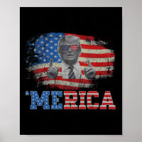 Merica Trump glücklich über den 4. Juli Trump - Am