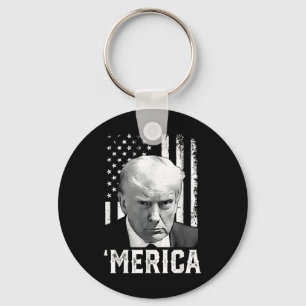 Merica Trump glücklich über den 4. Juli Trump - Am Schlüsselanhänger
