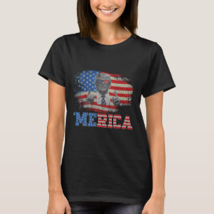 Merica Trump glücklich über den 4. Juli Trump - Am T-Shirt