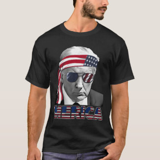Merica Trump glücklich über den 4. Juli Trump - Am T-Shirt