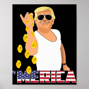 Merica Trump Outfits Poster