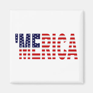 "MERICA US-Flagge Magnet