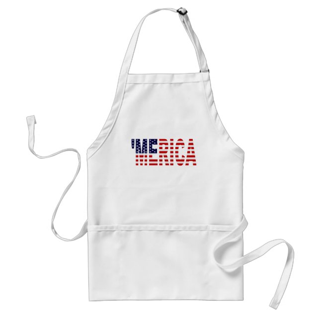 'MERICA US Flaggen-Schürze Schürze (Vorne)