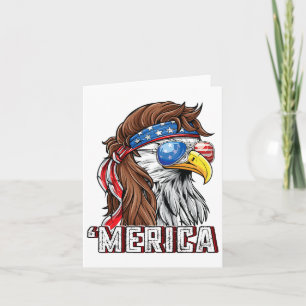Merica USA American Flag Patriotic 4. Juli Byl Karte