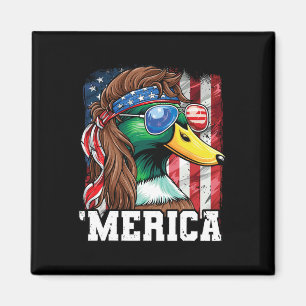 Merica USA American Flag Patriotic 4. Juli Duc Magnet