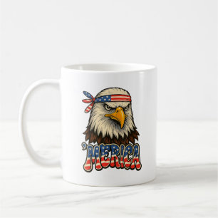 Merica USA American Flag Patriotic 4. Juli Kaffeetasse