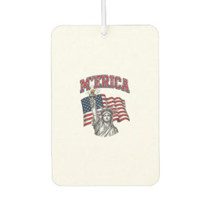 MERICA Vintage Liberty Patriotisch Autolufterfrischer