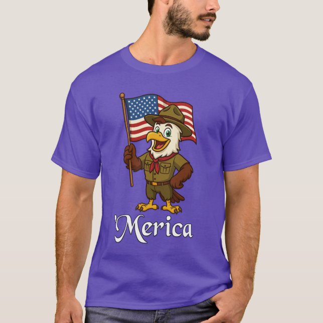 "Merican Eagle Scout T-Shirt (Vorderseite)