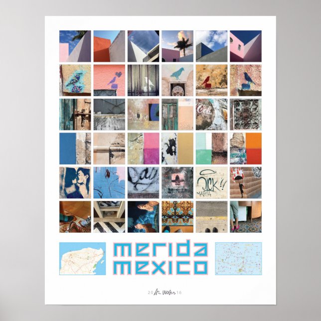 Merida Farben und Muster Poster (Vorne)