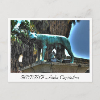 MERIDA - Loba Capitolina Postkarte