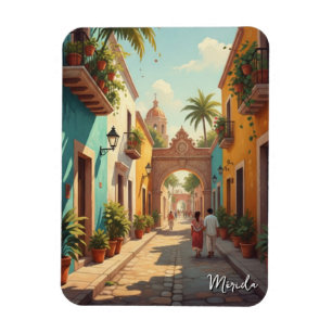 Merida Mexico Reise Magnet