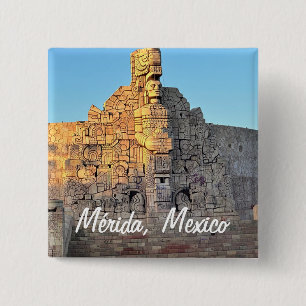 Merida, Mexiko - Square Button