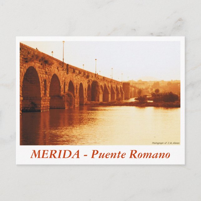 MERIDA - Puente Romano Postkarte (Vorderseite)