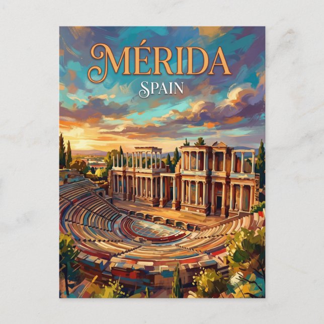 Mérida Spanien Postkarte (Vorderseite)