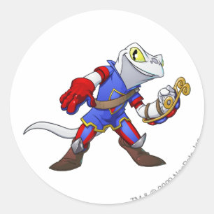 Meridell Team Captain 2 Runder Aufkleber