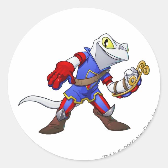 Meridell Team Captain 2 Runder Aufkleber (Vorderseite)