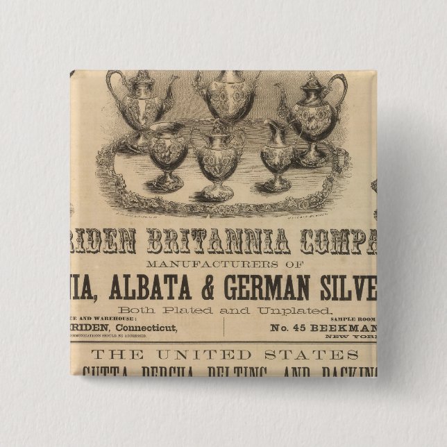 Meriden Britannia Company Button (Vorderseite)