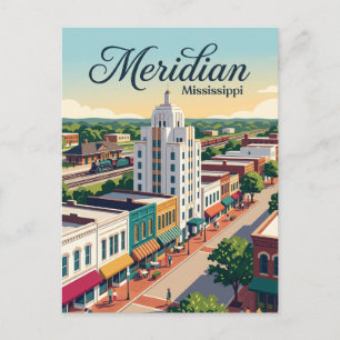 Meridian, Mississippi Postkarte