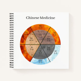 Meridian Orgelelemente Uhr anpassbar Notizbuch