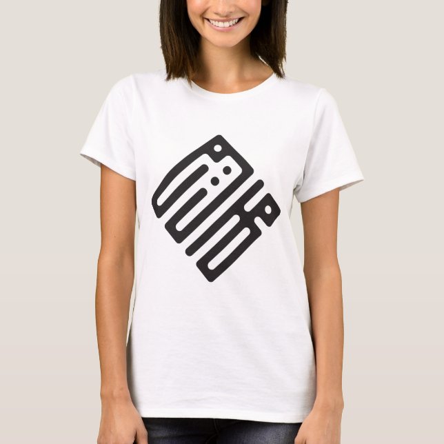 Meriem – Arabic Kufi Calligraphy Women’s T-Shirt (Vorderseite)