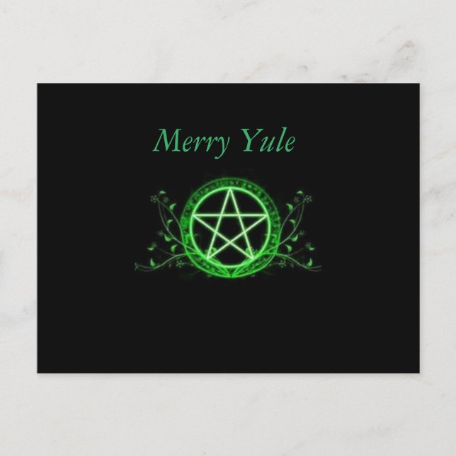 Merines Weihnachten Postkarte (Vorderseite)