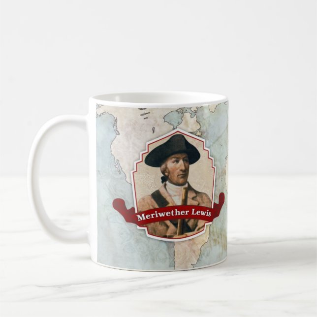 Meriwether Lewis historische Tasse (Links)