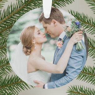 Merk und Verheiratet   Neugeborene Weihnachten Ornament