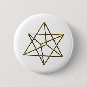 Merkaba - Stern Tetraeder - Metatrons Würfel Button