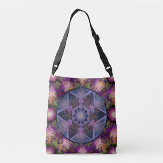 Merkabah Mandala Pattern Tragetaschen Mit Langen Trägern