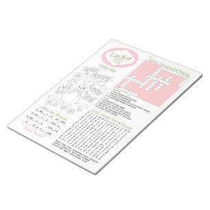 Merkblatt 8.5 "x11" Notepad für die Osteraktivität Notizblock