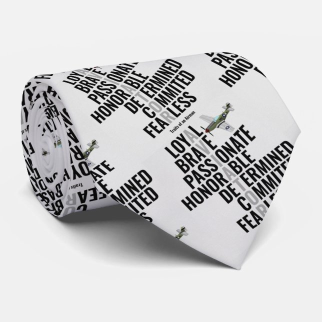 Merkmale eines Luftfahrtunternehmens Krawatte (Gerollt)