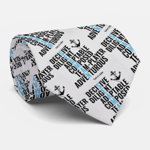 Merkmale eines Seeleuten Krawatte