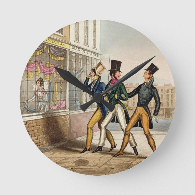 Merkmale - England, Irland und Schottland, e Runde Wanduhr (Vorderseite)