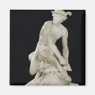 Merkur Attaching seiner Flügelsandalen, 1744 Magnet