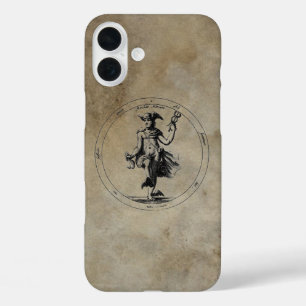 Merkur Hermes Rustikal Dunkel iPhone 16 Plus Hülle