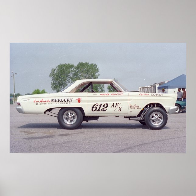 Merkur-Komet A F/X - Vintage Drag Poster (Vorne)